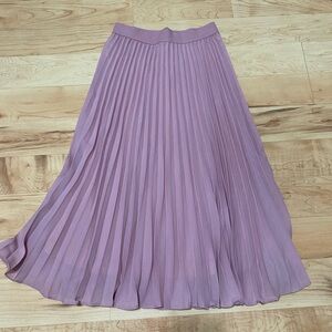 NWT Grace Karin pink pleated skirt